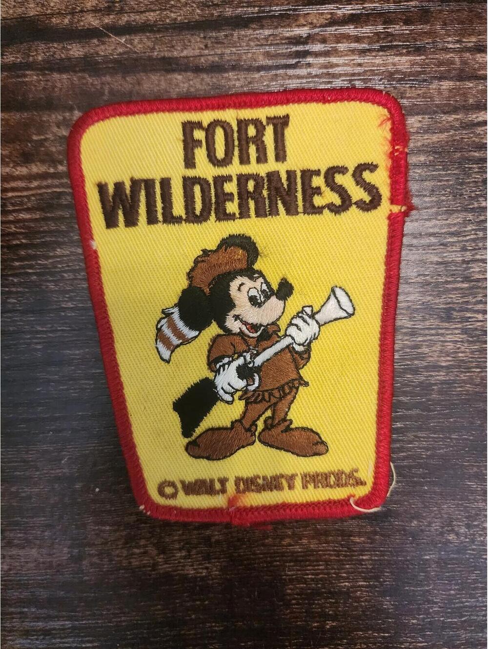 Fort Wilderness Mickey Mouse Embroidered Patch